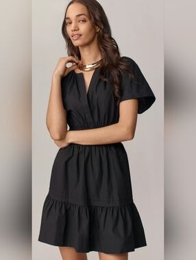 Anthropologie The Somerset Mini Dress In Black